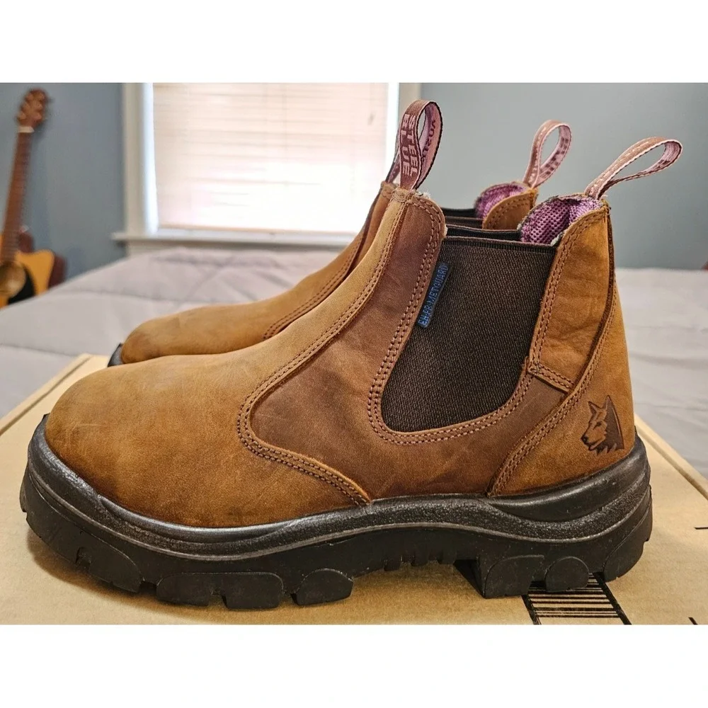 Steel Blue® (Women's 8) Hobart™ PR Met-Guard Pull-On Steel-Toe Work Boots - $220